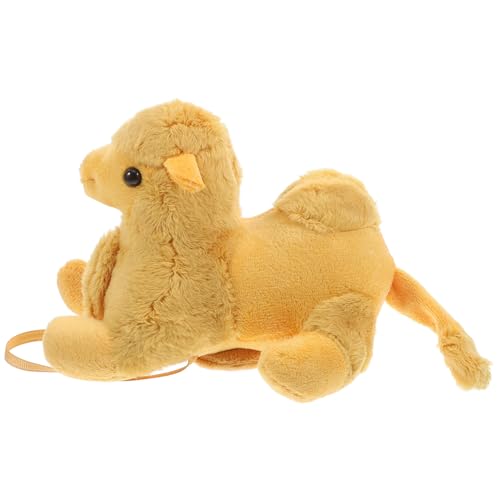 Cabilock Stehschulterkamel aus Plüsch Puppe Kuscheltier Plüsch Tierkuscheltiere Plüschornament Mini-Plüschtier tierische Partygeschenke Mini-Tier-Plüsch Plüschtierverzierung Yellow von Cabilock