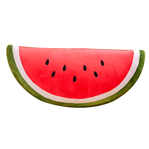 Cabilock Wassermelonenkissen Kuscheltier Wassermelone Panda-Kissen Niedliche Sache Bausatz Kuscheltier für gefüllte Wassermelone gefüllte Obstspielzeuge Plüsch rot von Cabilock