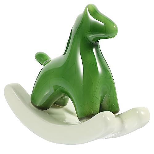 Cabilock kleine Tierstatue Tierstatuen-Dekor Tierdekor auf dem Tisch kleine Tierfiguren Miniatur-Tier-Ornament Animal Figures Cute Decoration Desktop-Tierfiguren Tierfigur aus Keramik von Cabilock