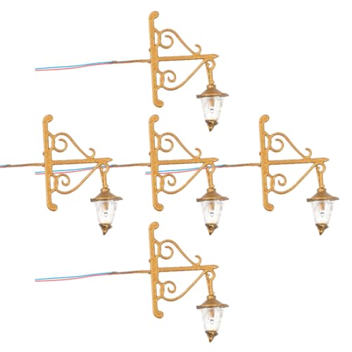 Miniatur Wandleuchte Puppenhaus Wandlampe: 5 Stück Hängelampe Mini LED Beleuchtung Lampe 1:87 Modellbau Wandlicht Puppenstube Zubehör Feengarten Deko Landschaft Dekoration Miniatur Wandleuchte Puppenhaus Wandlampe: 5 Stück Hängelampe Mini LED Beleuchtung Lampe 1:87 Modellbau Wandlicht Puppenstube Zubehör Feengarten Deko Landschaft Dekoration von Cabilock