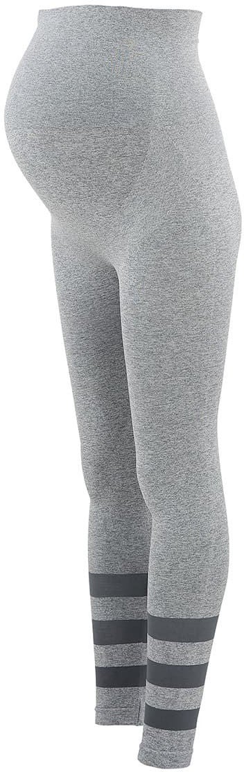 Cache Coeur WOMA Seamless Umstandsleggings, Grey L, Umstandsmode, Schwangerschaftskleidung von Cache Coeur