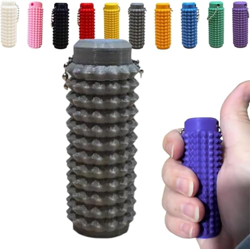 Spiky-Grippie-Stim Schlüsselanhänger, Angstlinderung, Schmerzen, Stim, Bumpy, Fidget-Schlüsselanhänger, Stress, ADHS, tragbarer Mini-Roller, Massage-Schlüsselanhänger, beruhigender Schlüsselanhänger, von Caduola