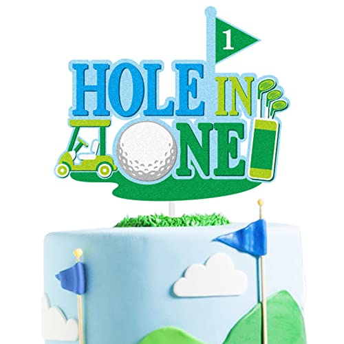 Hole In One Golf Happy 1st Birthday Kuchendekoration von Caiwowo