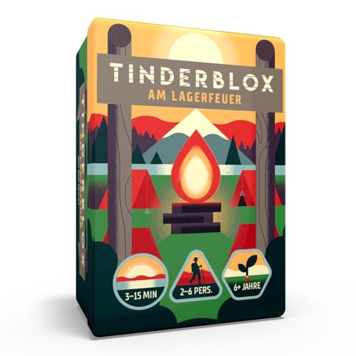 Tinderblox - am Lagerfeuer - Geschicklichkeitsspiel (DE): Der Internationale Alley Cat Games als deutsche Edition. von Calderan