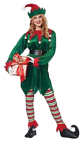 Adult Christmas Elf Fancy dress costume Small/Medium von California Costumes