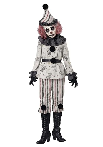Adult Creeper Clown Fancy Dress Costume Small Adult Creeper Clown Fancy Dress Costume Small von California Costumes