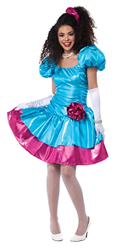 California Costumes 80er-Jahre-Partykleid, für Erwachsene, Größe XL, Blaugrün/Fuchsia California Costumes 80er-Jahre-Partykleid, für Erwachsene, Größe XL, Blaugrün/Fuchsia von California Costumes