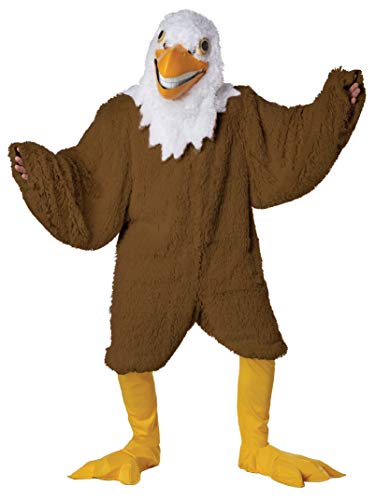 California Costumes Eagle-Maniac Erwachsenenkostüm, braun/weiß, Einheitsgre von California Costumes