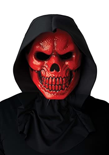 California Costumes Erwachsenenmaske, roter Schädel, hell, Standard California Costumes Erwachsenenmaske, roter Schädel, hell, Standard von California Costumes