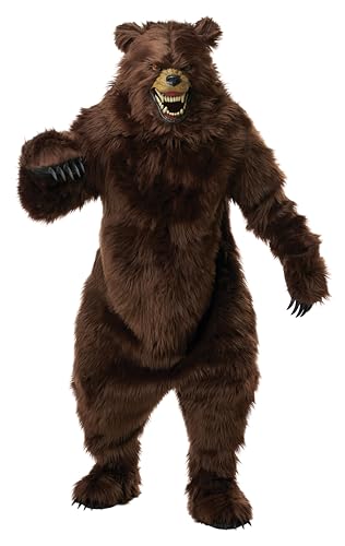 California Costumes Grizzly Bär Kostüm mit beweglicher Kiefermaske, Braun, Einheitsgre von California Costumes