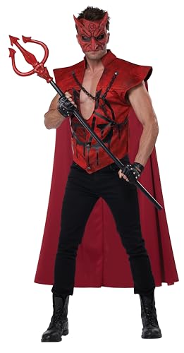 California Costumes Herren Hot As Hell Halloween Devil Fancy Dress Costume von California Costumes