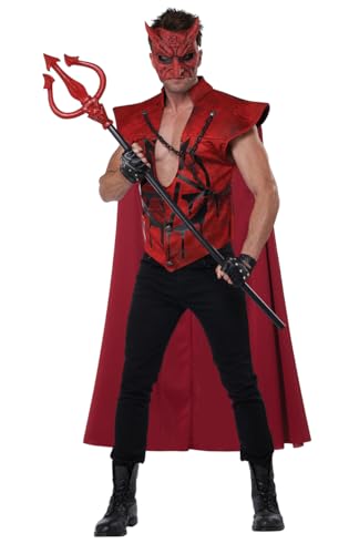 California Costumes Herren Hot As Hell Halloween Devil Fancy Dress Costume von California Costumes