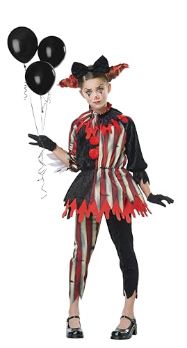 California Dark Zirkus Clown Kostüm für Mädchen von California Costumes