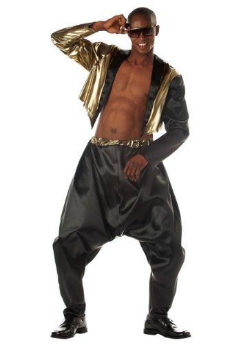 Disfraces de California 194562 Old School Rapper Adult Costume - Negro - Large X-Large von California Costumes