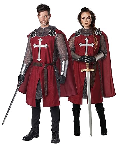 Generique - Ritter-Kostüm für Herren schwarz-rot - L/XL von California Costumes