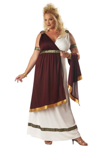 Kaiserin Römerin Toga Kostüm Fasching Verkleidung XXL Damen von California Costumes