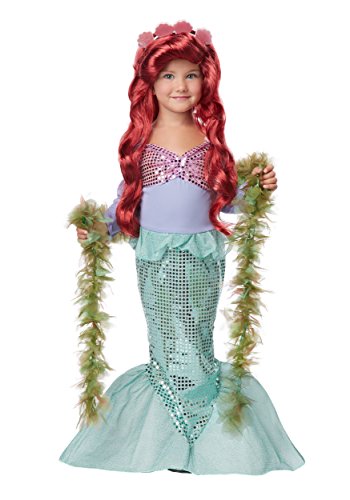 Meerjungfrau Kostüm Kind, Lil Mermaid 00015 (110/116) von California Costumes