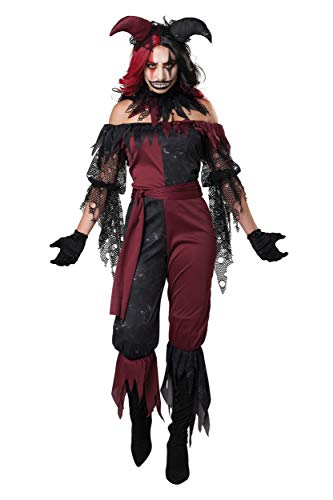 Psycho Jester Fancy Dress Costume for Women Small von California Costumes