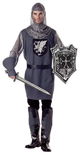 Valiant Mittelalterliches Ritterkostüm für Erwachsene, Größe XL 44-46 Valiant Mittelalterliches Ritterkostüm für Erwachsene, Größe XL 44-46 von California Costumes