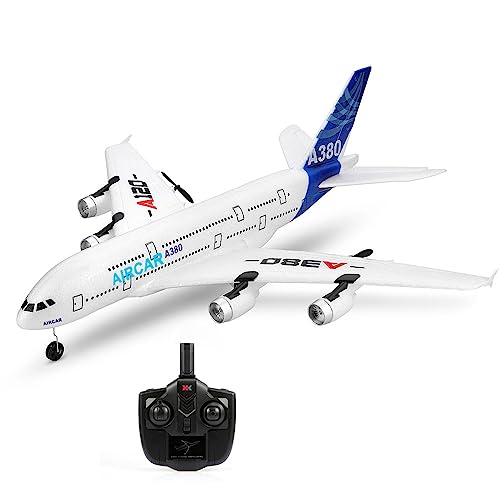 CalmGeek RC Plane,XK A120 Airbus A380 Modell Flugzeug 3CH EPP 2.4G Fernbedienung Flugzeug Starrflügel RTF Spielzeug von CalmGeek