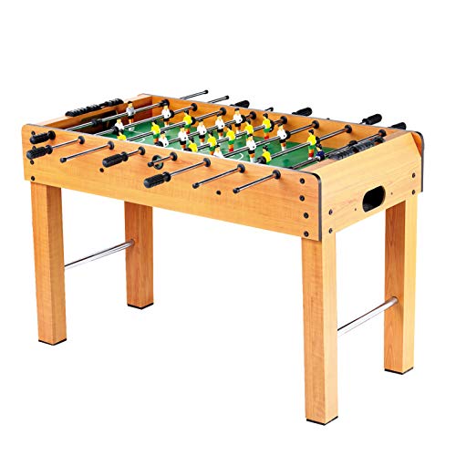 Calma Dragon 638, Fußballtisch, Fußballtisch aus Holz, 2 Bälle, Kickertisch, Fußballspieler, Sport, mit Beinen, (Größe 121 x 61 x 79 cm) Fußballspiel von Calma Dragon