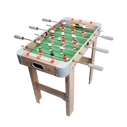 Calma Dragon Tischfußball aus Holz für Kinder und Erwachsene – garantierter Spaß, Soccer Table, Metegol, inkl. 2 Bälle (70 x 36 x 64 cm) von Calma Dragon