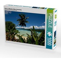 Anse a la Mouche, Mahe, Seychellen (Puzzle) von CALVENDO Verlag GmbH