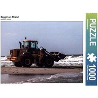 Bagger am Strand (Puzzle) von Calvendo Puzzle