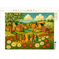 CALVENDO Puzzle Blumenwiesen und Kinderglück 1000 Teile Lege-Größe 64x48cm Foto-Puzzle für glückliche Stunden CALVENDO Puzzle Blumenwiesen und Kinderglück 1000 Teile Lege-Größe 64x48cm Foto-Puzzle für glückliche Stunden von Calvendo Puzzle