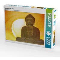 CALVENDO Puzzle Buddha in aller Stille 1000 Teile Lege-Größe 64 x 48 cm Foto-Puzzle Bild von Claudia Burlager von Calvendo Puzzle