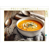 CALVENDO Puzzle Cremige Kürbissuppe mit Kokos und frischen Kräutern 1000 Teile Lege-Größe 64x48cm Foto-Puzzle für glückliche Stunden CALVENDO Puzzle Cremige Kürbissuppe mit Kokos und frischen Kräutern 1000 Teile Lege-Größe 64x48cm Foto-Puzzle für glückliche Stunden von Calvendo Puzzle