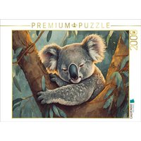 CALVENDO Puzzle Der Koala hält ein Nickerchen | 2000 Teile Lege-Größe 90x67cm Foto-Puzzle für glückliche Stunden von Calvendo Puzzle