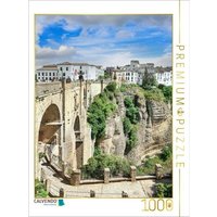 CALVENDO Puzzle Der Ponte Nueva mit Blick auf den gegenüberliegenden Stadtteil. 1000 Teile Lege-Größe 64 × 48 cm Foto-Puzzle für glückliche Stunden CALVENDO Puzzle Der Ponte Nueva mit Blick auf den gegenüberliegenden Stadtteil. 1000 Teile Lege-Größe 64 × 48 cm Foto-Puzzle für glückliche Stunden von Calvendo Puzzle