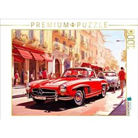 CALVENDO Puzzle Der klassische Mercedes-Benz 190SL gilt heutzutage als Wertanlage. | 1000 Teile Lege-Größe 64x48cm Foto-Puzzle für glückliche Stunden von Calvendo Puzzle