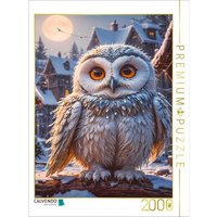 CALVENDO Puzzle Die Schneeeule aus Europa | 2000 Teile Lege-Größe 90x67cm Foto-Puzzle für glückliche Stunden von Calvendo Puzzle