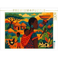 CALVENDO Puzzle Ein Morgen in Mama Afrikas Armen 1000 Teile Lege-Größe 64x48cm Foto-Puzzle für glückliche Stunden CALVENDO Puzzle Ein Morgen in Mama Afrikas Armen 1000 Teile Lege-Größe 64x48cm Foto-Puzzle für glückliche Stunden von Calvendo Puzzle