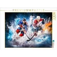 CALVENDO Puzzle Ein Motiv aus dem Kalender Eishockey und positive Gedanken | 2000 Teile Lege-Größe 90x67cm Foto-Puzzle für glückliche Stunden von Calvendo Puzzle