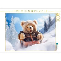 CALVENDO Puzzle Ein Motiv aus dem Kalender Teddybär und seine Abenteuer | 1000 Teile Lege-Größe 64x48cm Foto-Puzzle für glückliche Stunden von Calvendo Puzzle