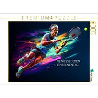 CALVENDO Puzzle Ein Motiv aus dem Kalender Tennis und Motivation 1000 Teile Lege-Größe 64x48cm Foto-Puzzle für glückliche Stunden CALVENDO Puzzle Ein Motiv aus dem Kalender Tennis und Motivation 1000 Teile Lege-Größe 64x48cm Foto-Puzzle für glückliche Stunden von Calvendo Puzzle