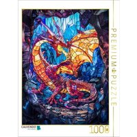 CALVENDO Puzzle Ein mächtiger Drache ruht tief in seiner Höhle 1000 Teile Lege-Größe 64x48cm Foto-Puzzle für glückliche Stunden CALVENDO Puzzle Ein mächtiger Drache ruht tief in seiner Höhle 1000 Teile Lege-Größe 64x48cm Foto-Puzzle für glückliche Stunden von Calvendo Puzzle