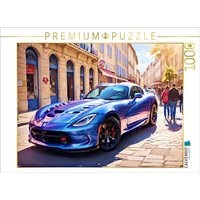 CALVENDO Puzzle Eine Dodge Viper ist im Regen "giftig". Sie hat trotz ihrer Power keine Assistenzsysteme. 1000 Teile Lege-Größe 64x48cm Foto-Puzzle für glückliche Stunden CALVENDO Puzzle Eine Dodge Viper ist im Regen "giftig". Sie hat trotz ihrer Power keine Assistenzsysteme. 1000 Teile Lege-Größe 64x48cm Foto-Puzzle für glückliche Stunden von Calvendo Puzzle