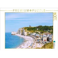 CALVENDO Puzzle Étretat mit Strand und Felsentor La Falasie d'Aumont 1000 Teile Lege-Größe 64x48cm Foto-Puzzle für glückliche Stunden CALVENDO Puzzle Étretat mit Strand und Felsentor La Falasie d'Aumont 1000 Teile Lege-Größe 64x48cm Foto-Puzzle für glückliche Stunden von Calvendo Puzzle