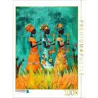 CALVENDO Puzzle Farbenfrohe afrikanische Damen spielen Musik 1000 Teile Lege-Größe 64x48cm Foto-Puzzle für glückliche Stunden CALVENDO Puzzle Farbenfrohe afrikanische Damen spielen Musik 1000 Teile Lege-Größe 64x48cm Foto-Puzzle für glückliche Stunden von Calvendo Puzzle