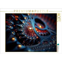 CALVENDO Puzzle Fraktal kombiniert mit Korallenstruktur in 3D | 1000 Teile Lege-Größe 64x48cm Foto-Puzzle für glückliche Stunden von Calvendo Puzzle