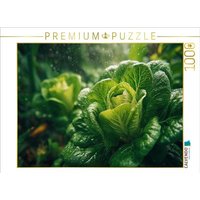 CALVENDO Puzzle Frischer Kopfsalat im Garten wächst im satten Grün 1000 Teile Lege-Größe 64x48cm Foto-Puzzle für glückliche Stunden CALVENDO Puzzle Frischer Kopfsalat im Garten wächst im satten Grün 1000 Teile Lege-Größe 64x48cm Foto-Puzzle für glückliche Stunden von Calvendo Puzzle