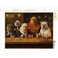 CALVENDO Puzzle Fünf Hunde stehen an der Theke in einer Bar 1000 Teile Lege-Größe 64x48cm Foto-Puzzle für glückliche Stunden CALVENDO Puzzle Fünf Hunde stehen an der Theke in einer Bar 1000 Teile Lege-Größe 64x48cm Foto-Puzzle für glückliche Stunden von Calvendo Puzzle