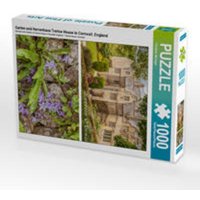 CALVENDO Puzzle Garten und Herrenhaus Trerice House in Cornwall, England 1000 Teile Lege-Größe 48 x 64 cm Foto-Puzzle Bild von Christian Müringer von Calvendo Puzzle