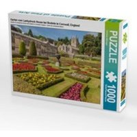 CALVENDO Puzzle Garten vom Lanhydrock House bei Bodmin in Cornwall, England 1000 Teile Lege-Größe 64 x 48 cm Foto-Puzzle Bild von Christian Müringer von Calvendo Puzzle