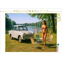 CALVENDO Puzzle Geheime Badestellen im Wald mit Trabant 601 1000 Teile Lege-Größe 64x48cm Foto-Puzzle für glückliche Stunden CALVENDO Puzzle Geheime Badestellen im Wald mit Trabant 601 1000 Teile Lege-Größe 64x48cm Foto-Puzzle für glückliche Stunden von Calvendo Puzzle