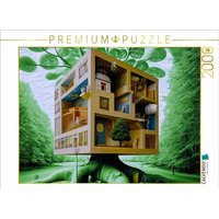 CALVENDO Puzzle Haus im Blattwerk 2000 Teile Lege-Größe 90x67cm Foto-Puzzle für glückliche Stunden CALVENDO Puzzle Haus im Blattwerk 2000 Teile Lege-Größe 90x67cm Foto-Puzzle für glückliche Stunden von Calvendo Puzzle